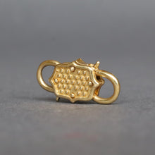 Load image into Gallery viewer, Handmade double-ended padlock connector in bronze