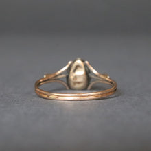 Load image into Gallery viewer, Antique Georgian rose cut diamond (0.35ct) ring in 14ct gold