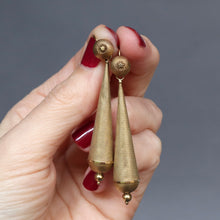 Load image into Gallery viewer, Antique Victorian day-to-night dormeuse earrings in 14ct gold