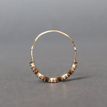 Load image into Gallery viewer, Antique Georgian era five stone garnet ring in 9ct gold