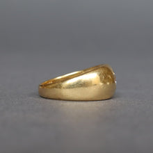 Load image into Gallery viewer, Gypsy ring with OEC diamond (0.3ct) & star setting in 18ct gold