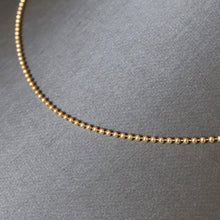 Load image into Gallery viewer, Vintage Pomellato ball link chain in 18ct gold (16.5" / 42cm)