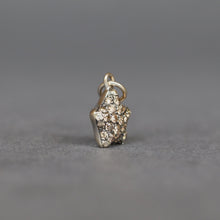 Load image into Gallery viewer, Starfish pendant with champagne diamonds in 18ct white gold