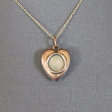 Load image into Gallery viewer, Antique heart pendant turquoise, pearl, diamond & 9ct gold