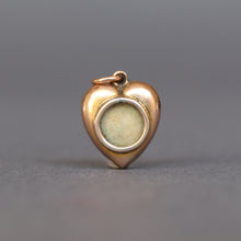Load image into Gallery viewer, Antique heart pendant turquoise, pearl, diamond & 9ct gold