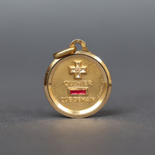 Load image into Gallery viewer, Alphonse Augis love token pendant. A Augis love token pendant. Augis love token oendant. Love token pendant. Medaille d'amour. Augis medaille d'amour. More than yesterday, less than tomorrow. I love you more than yesterday, less than tomorrow. Vintage Alphonse Augis pendant. Vintage Augis pendant. French jewellery. French jewelry.