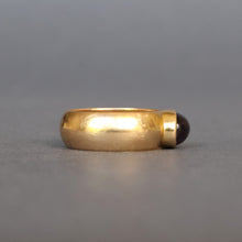 Load image into Gallery viewer, Antique Edwardian era amethyst stacking ring in 18ct gold