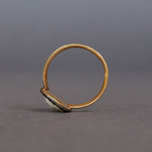 Load image into Gallery viewer, Antique Georgian mourning ring with marble cameo & amethysts in 18ct gold
