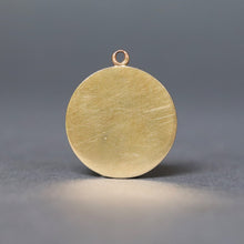 Load image into Gallery viewer, Antique French Art Nouveau pendant with a hound in 18ct gold