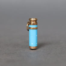 Load image into Gallery viewer, Antique Victorian telescopic pencil pendant in enamel & 9ct gold