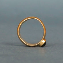 Load image into Gallery viewer, Antique Edwardian era cabochon tourmaline ring in 23ct gold
