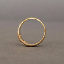 Load image into Gallery viewer, Antique Art Deco era diamond three stone gypsy ring in 18ct gold