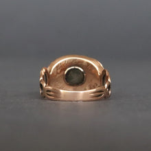 Load image into Gallery viewer, Antique Georgian mourning ring inscribed 'He was loved' in 9ct gold