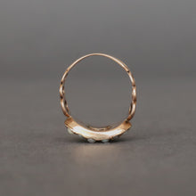 Load image into Gallery viewer, Antique Georgian mourning ring inscribed 'He was loved' in 9ct gold