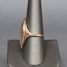 Load image into Gallery viewer, Antique Georgian era 'TP' monogram navette ring in 9ct gold