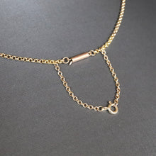 Load image into Gallery viewer, Antique belcher link chain in 9ct gold (19"/48cm)