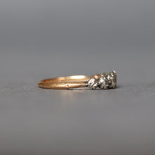 Load image into Gallery viewer, Antique Georgian era half hoop diamond rivière ring in 18ct gold