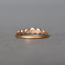 Load image into Gallery viewer, Antique Georgian era half hoop diamond rivière ring in 18ct gold