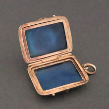 Load image into Gallery viewer, Antique Victorian era horseshoe locket in 14ct gold casing
