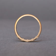 Load image into Gallery viewer, Antique Edwardian Scandi stacking band with diamonds in 18ct gold