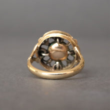 Load image into Gallery viewer, Antique Edwardian era Dutch diamond ring in 14ct gold & silver