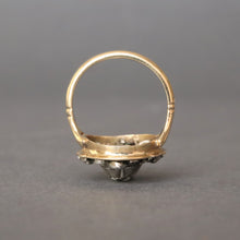 Load image into Gallery viewer, Antique Edwardian era Dutch diamond ring in 14ct gold & silver