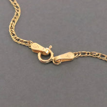 Load image into Gallery viewer, Vintage wheat link chain in 14ct gold (19.5"/50cm)