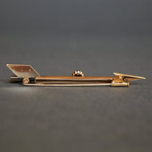 Load image into Gallery viewer, Antique Victorian diamond arrow brooch in 14ct gold