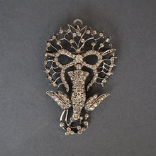 Load image into Gallery viewer, Antique Victorian era Saint Esprit converter pendant in silver & paste