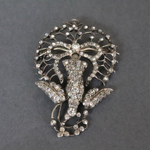 Load image into Gallery viewer, Antique Victorian era Saint Esprit converter pendant in silver & paste