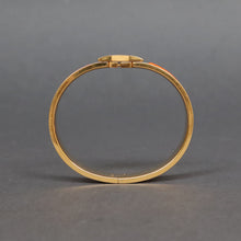 Load image into Gallery viewer, Vintage Hermès ‘clic clac’ bracelet with enamel &amp; gold plate
