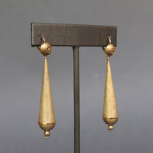 Load image into Gallery viewer, Antique Victorian day-to-night dormeuse earrings in 14ct gold
