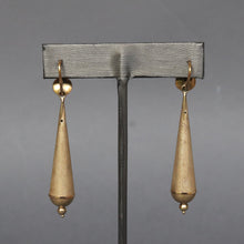 Load image into Gallery viewer, Antique Victorian day-to-night dormeuse earrings in 14ct gold
