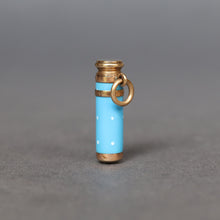 Load image into Gallery viewer, Antique Victorian telescopic pencil pendant in enamel &amp; 9ct gold
