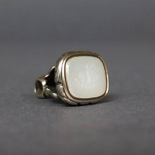 Load image into Gallery viewer, Antique Georgian era intaglio fob with rebus 'Be Constant'
