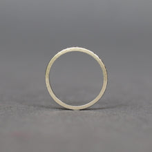 Load image into Gallery viewer, Antique wedding band with orange blossom motif in 18ct white gold
