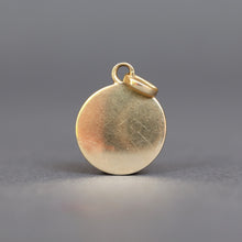 Load image into Gallery viewer, Antique Essex crystal pendant with chimney sweep in 14ct gold
