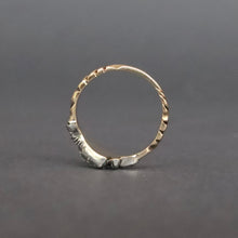 Load image into Gallery viewer, Antique rose cut diamond (0.7ct) foil back ring in 14ct gold
