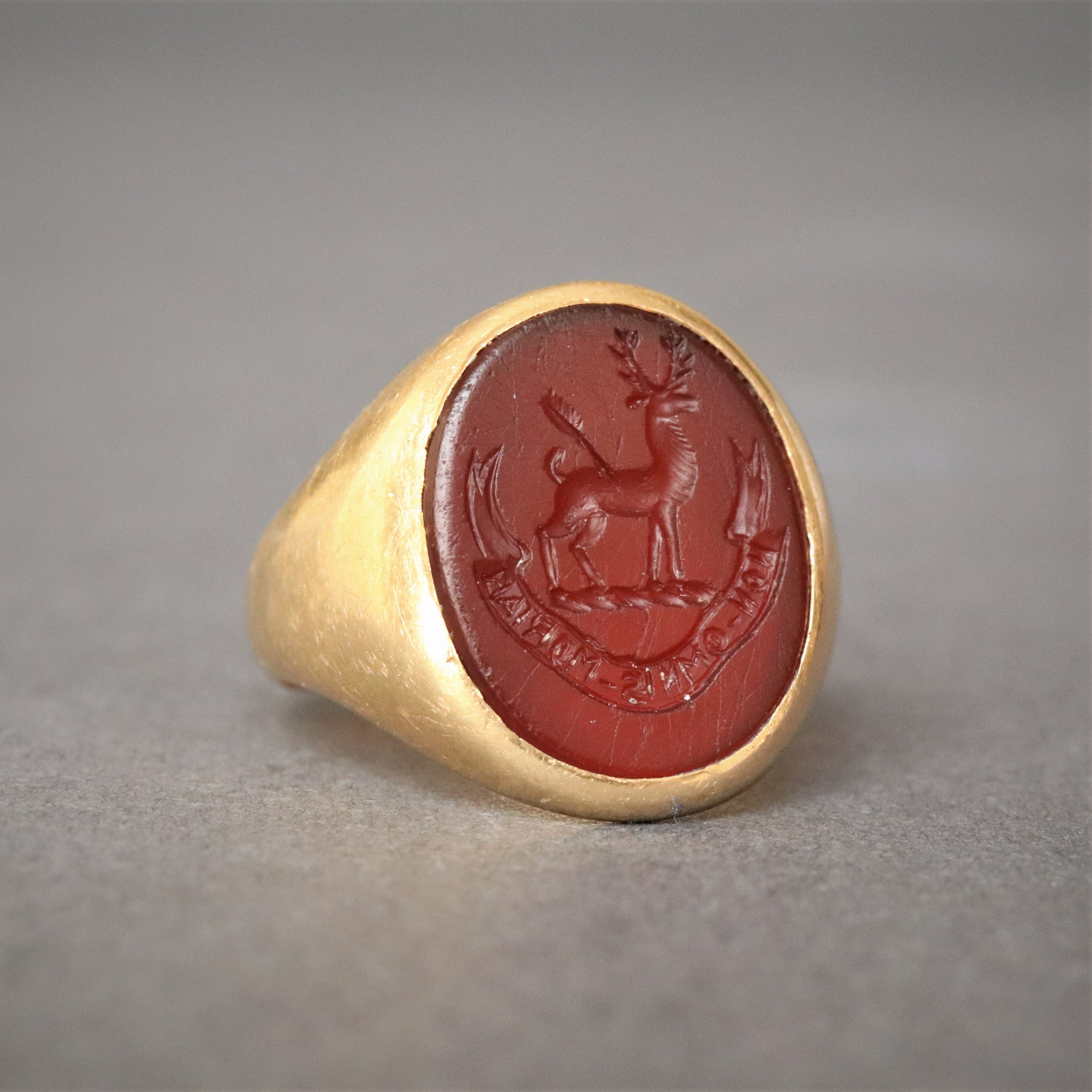 Estate Stambolian 18k Gold Aged Silver Carved Carnelian Floral Ring Size  6.5 / Gemstone Jewelry / Stambolian Jewelry / Carnelian Ring - Etsy